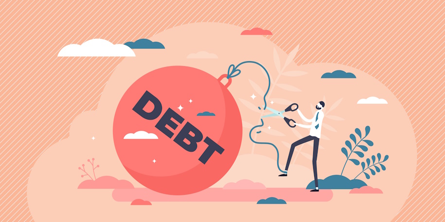 debt relief graphic